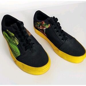 Vans x National Geographic Sneakers Womens SZ 6 Men Sz 4.5 Photo Arc Animals